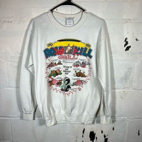 Vintage Road Kill Grill Sweatshirt - Picture 1 of 11